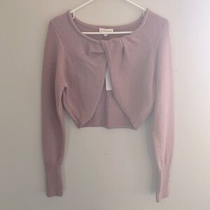 For Love & Lemons Front Twist Sweater